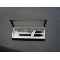 Custom Gift Black Plastic Hinge Pen Pencil Packing Box Case